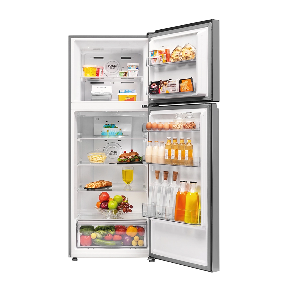 Haier 328L  2 Star  Nickel Steel   Double Door Refrigerator